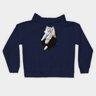 LYNX in your pocket (kitten) Kids Hoodie